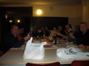 La cena del sabato sera