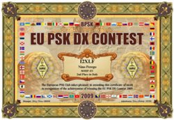2° classificato stazioni italiane: I2XLF Nino