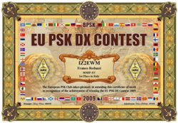1° classificato stazioni italiane: IZ2EWM Franco