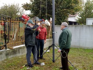 Si monta l'antenna