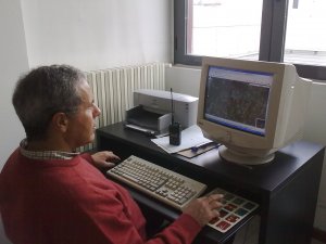IK2ULS Antonio alla postazione GPS
