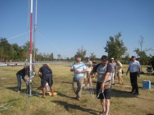 Montaggio dell'antenna HF