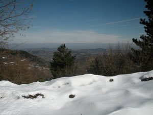 Veduta panoramica della pianura