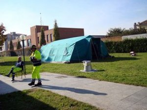 La tenda campo base